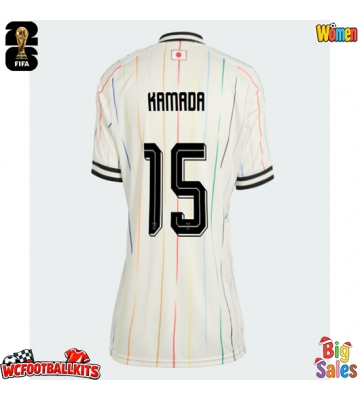 Japan Daichi Kamada #15 Replica Away Stadium Shirt for Women World Cup 2026 Short Sleeve